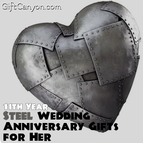 Steel Wedding Anniversary Gifts for Her